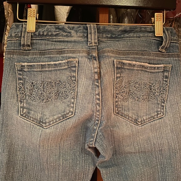 Aeropostale denim jeans Hailey skinny flare size 0 - Picture 3 of 7